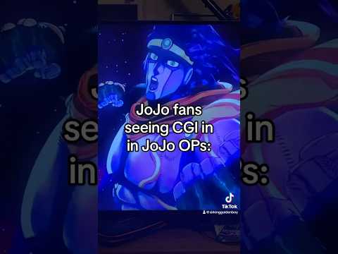 The CGI in JoJo OP’s is perfection #jojosbizzareadventure #anime #shorts #manga #jjba
