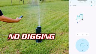 No Digging! AIPER Irrisense Sprinkler Smart Irrigation System