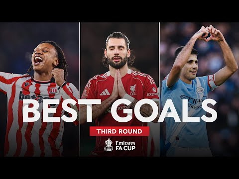 Szoboszlai, Rodri, Hudson-Odoi & More! | Best Goals of the Third Round | Emirates FA Cup 2025-26