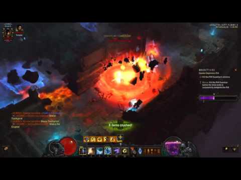 Diablo 3 RoS 2.4 - Critical Mass Wizard is Back GR 45 in 3 minutes