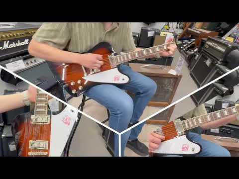 Epiphone Firebird Electric Guitar | 2022 | Vintage Sunburst | In-House Adjusted | Includes Roadrunner Case image 10