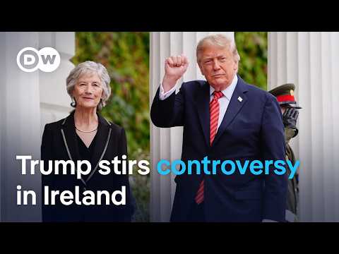 Trump in Ireland: US president drops Irish unity bombshell during Dublin visit | DW News