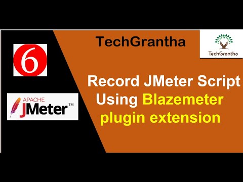 JMeter Tutorial 6: Record JMeter Script by Blazemeter Plugin (Method-2) by TechGrantha