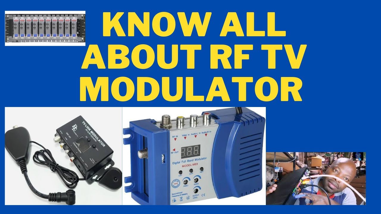 What is an RF modulator used for?