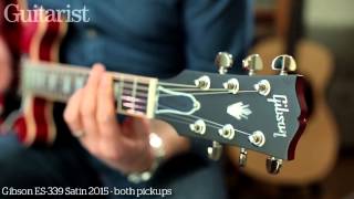 Video thumbnail for Gibson Memphis ES-335 Satin 2015 & ES-339 Satin 2015 electric guitar review demo by Guitarist