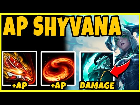 AP SHYVANA MID BUFFS WITH A NEW SKIN!! IM TOO STRONG NOW! - League of Legends