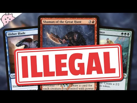 A Deck So Powerful It's Actually Illegal | Shaman of the Great Hunt | Commander | MTG
