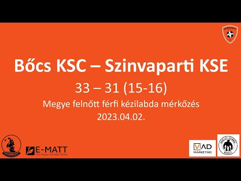 Bőcs KSC - Szinvaparti KSE megye felnőtt mérkőzés 20230402
