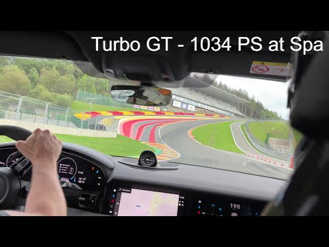 Porsche Taycan Turbo GT at Spa - Hotlap with professional Porsche driver
