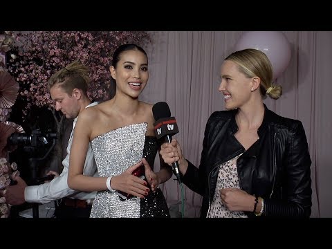 Pham Huong Bee Interview "Patrick Ta Beauty Collection Launch" Pink Carpet