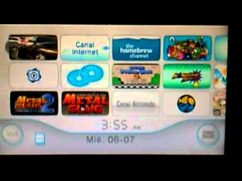 comment installer eject dvd wii