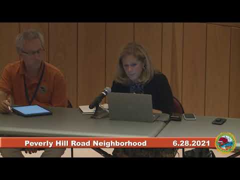 Peverly Hill Road Project Report Back to City Council (April 19, 2021)