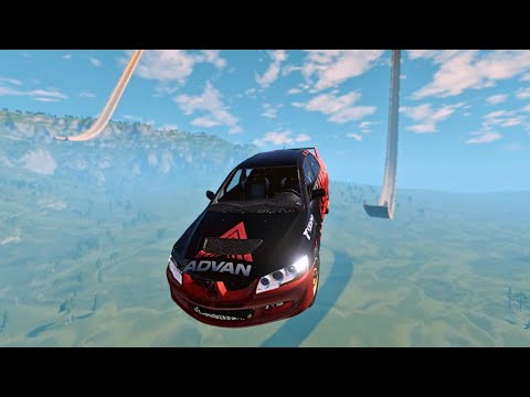Big Ramp Jumps with Real Car Mods - BeamNG Drive Crashes