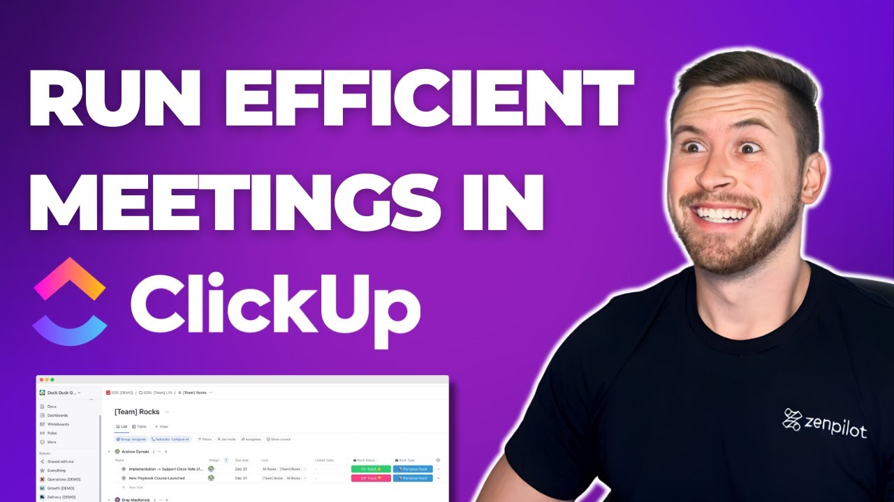 How to Run Efficient Meetings in ClickUp