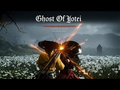 Dueling Among Graves ⚔️ | Full Fight on HARD - Ghost Of Yōtei 