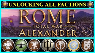 Unlock all factions (Including The Rebels) in Rome Total War
