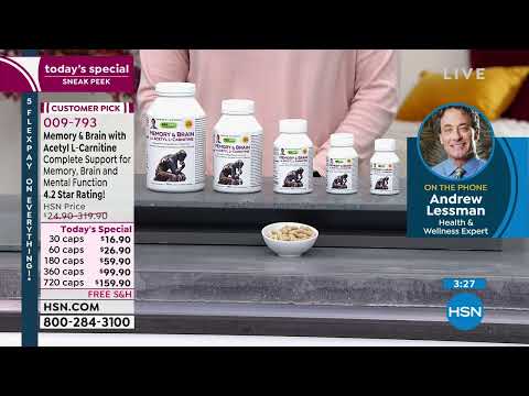 Memory and Brain with Acetyl LCarnitine  30 Capsules