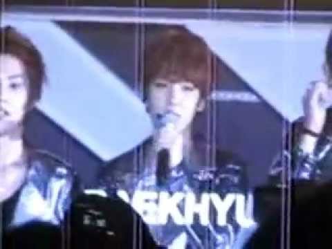 2012.09.22 SMTOWNJKT - EXO Introduction (and cute HunYeol moment!)