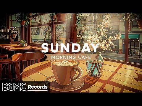 SUNDAY MORNING CAFE: 4K Cozy Coffee Shop & Smooth Jazz Music for Relaxing, Studying and Working