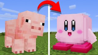 Download the video "I remade every mob into Kirby in Minecraft"