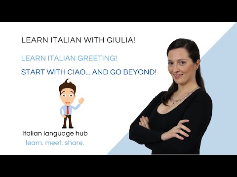 Simple Italian Greeting for Beginners - Useful sentences that you need to know!