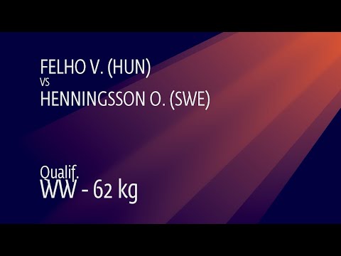 Qual. WW - 62 kg: V. FELHO (HUN) v. O. HENNINGSSON (SWE)