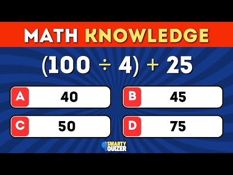 General Knowledge Trivia Quiz! 🧠 Math Edition | 50 Questions Everyone Should Know – Do You?