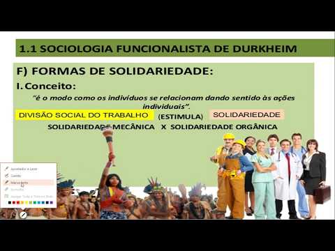 SOLIDARIEDADE MECANICA E ORGANICA EM DURKHEIM