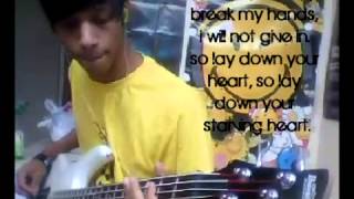 Aim For The Sunrise - Defender Defeater(lyrics) - BASS COVER!!