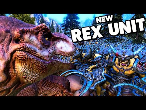 ULTIMATE EPIC BATTLE SIMULATOR - NEW T.REX ARMY BATTLES GIANT OGRE BATTALION & US ARMY ( Gameplay )