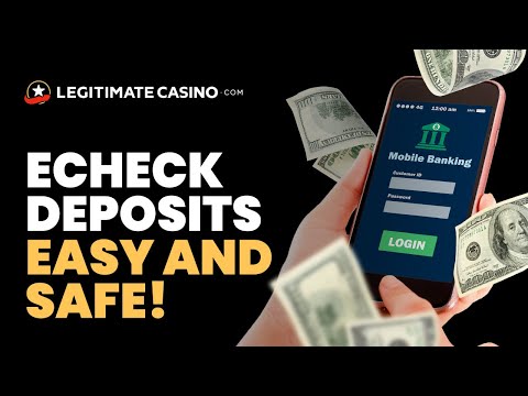 Real Money eCheck Withdrawal Casinos Everything You Need to Know