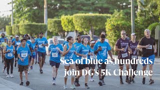 Sea of blue as hundreds join DG’s 5K Challenge