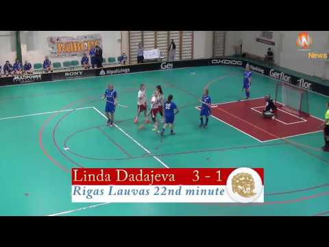 Latvian Women's 1st division final: Rigas Lauvas - LiepU 5:6 (29.03.2014)