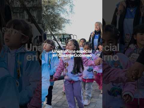 Niños de Pomán visitaron Casa de Gobierno en una jornada especial #hacemoscatamarca