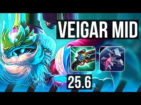 VEIGAR vs AHRI (MID) | 10/2/5 | KR Master | 25.6