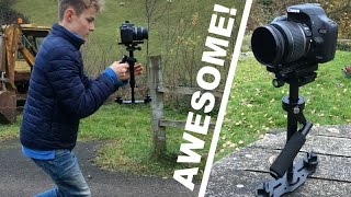 A GENIUS INVENTION FOR DSLRs!! (Koolertron Stabilizer Review)