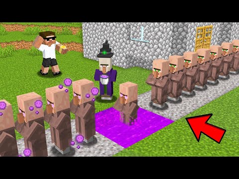 Witch Controlled All Villagers in Minecraft..