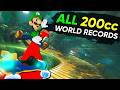 Reacting To EVERY Mario Kart 8 Deluxe 200cc World Record
