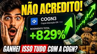 Não ACREDITO que Ganhei ISSO de Rendimento com a COGN