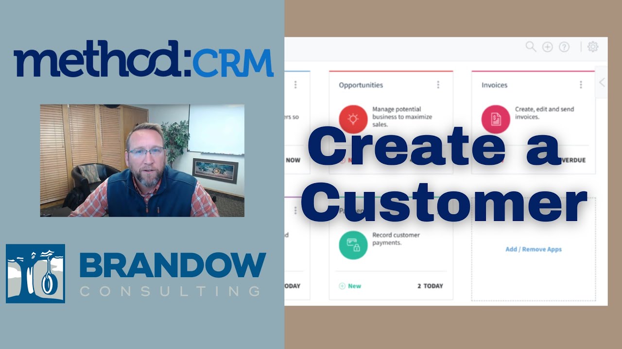How to create a customer in Method:CRM (simple steps)