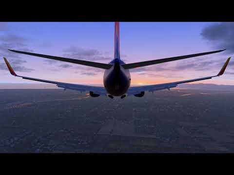 X Plane 11 // Flight from Las Vegas to Los Angeles // Lupax
