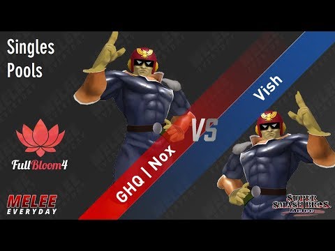 Full Bloom 4 - GHQ | Nox (Captain Falcon) vs. Vish (Captain Falcon) - SSBM - Singles Pools