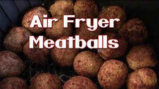 Air Fryer MEATBALLS - Pre-Cooked - Freezer to DONE in under 10 minutes
