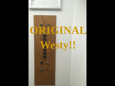 Vintage Westinghouse elevator - 5th Neville Apartments (CMU) - Shadyside, Pittsburgh, PA