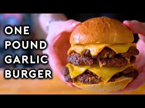 Quadruple Garlic Burger