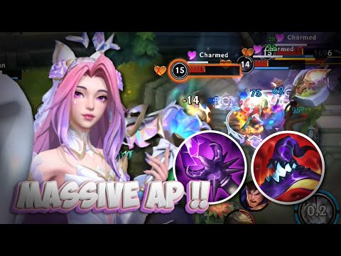 60K DAMAGE TOTAL !! Mid Lane Crystal Rose Seraphine Gameplay // Wild Rift (Build+Runes)