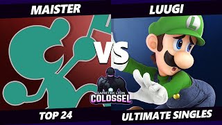 Colossel Top 24 - Maister (Game & Watch) Vs. Luugi (Luigi) SSBU Ultimate Tournament