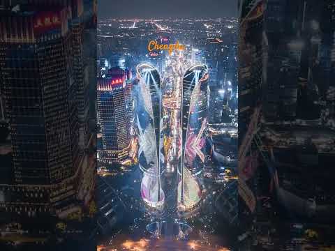 Twin towers #chrngdu #china #chengducity #travel #shorts