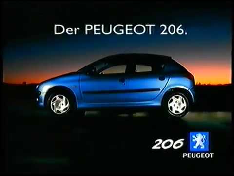 Peugeot 206 Werbung 90er