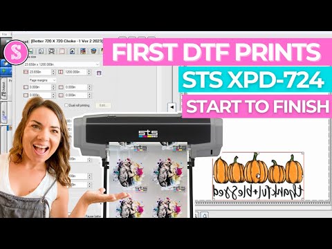 First DTF Print with STS XPD-724 (24")